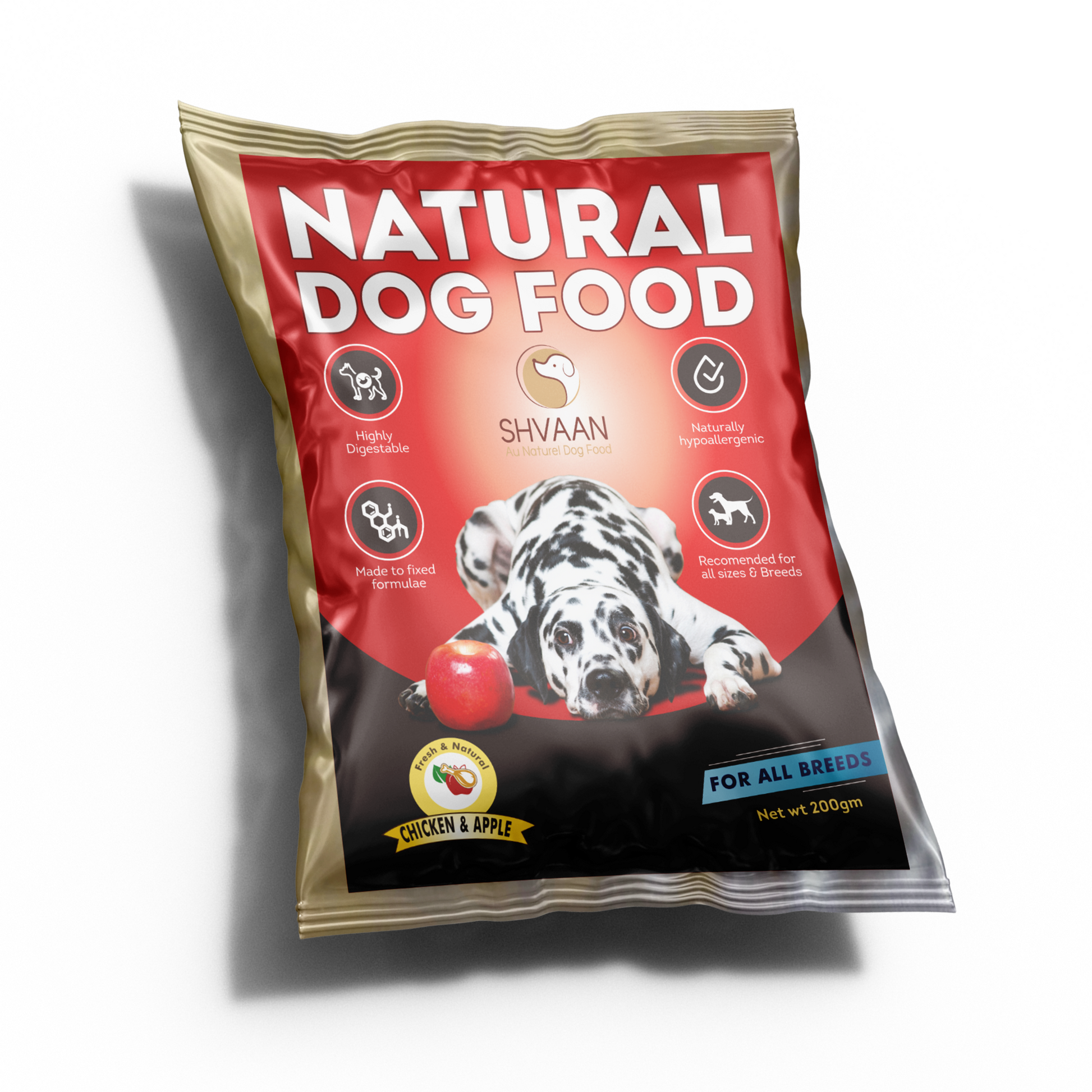 Wet Dog Food Made With Real Chicken and Apple Flavour