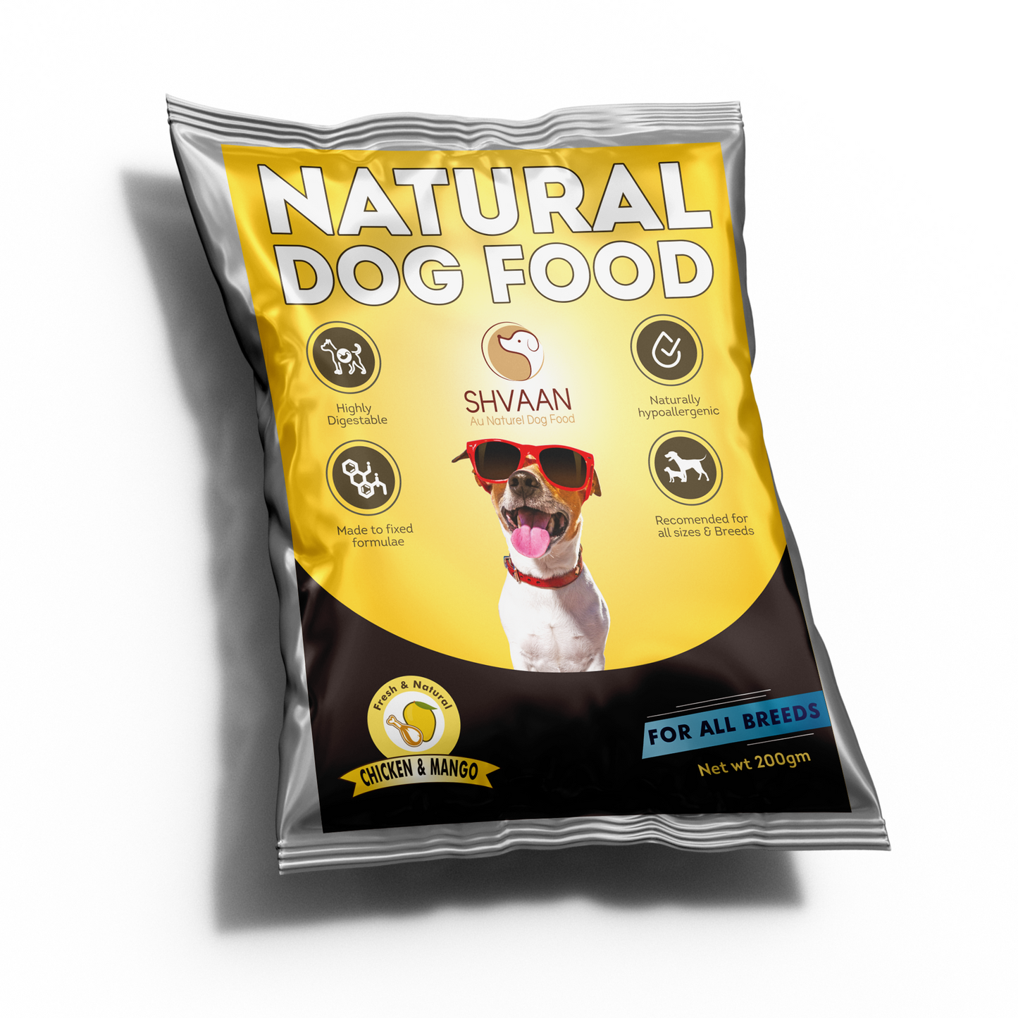 Combo Offer : Wet Dog Food Made with Real Chicken and Mango Flavour (Mango Chicken) - 7 packs of 200g