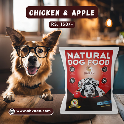 Wet Dog Food Made With Real Chicken and Apple Apple Chicken 200g Shvaan Foods