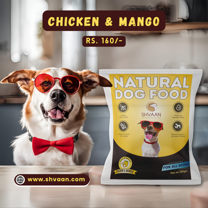 Wet Dog Food Made with Real Chicken and Mango Flavour (Mango Chicken) - 200g