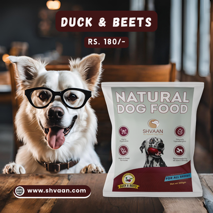 Wet Dog Food Made with Real Duck and Beet Flavour (Beet Duck) - 200g