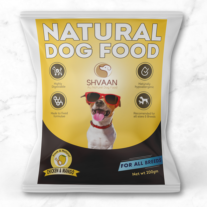 Wet Dog Food Made with Real Chicken and Mango Flavour (Mango Chicken) - 200g